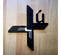 Large 3D Wooden Irish GAA Louth Sports Sign Wall Art Door Hanging Plaque - 6 mm MDF Painted Sign (30 cm)