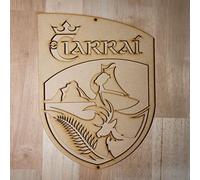 Large 3D Wooden Kerry GAA Sign Wall Art Football Club Door Hanging Plaque - 6 mm MDF Ready to paint (50 cm Tall)