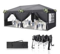 Large 3Mx6M Pop Up Gazebo With Sides Party Tent Canopy