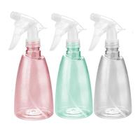 Large 500ml Spray Bottles for Cleaning Solutions and Gardening, 3 Pcs Empty Mist Atomiser Spray Bottle for Hair, Water Spray Bottles for Cleaning, Plastic Refillable Plant Mister Sprayer Can Trigger