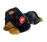 Large 55 cm Plush Dog Lying Down 55 cm Puppy of Dogs Soft Plush Animals Dogs Stuffed Toys Large Soft Labrador Golden Retriever Saint Bernard Rottweiler Soft (A)