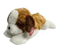 Large 55 cm Plush Dog Lying Down 55 cm Puppy of Dogs Soft Plush Animals Dogs Stuffed Toys Large Soft Labrador Golden Retriever Saint Bernard Rottweiler Soft (B)