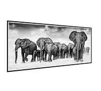 Large 5D Diamond Painting Kits for Adults Beginners Elephant Diamond Art Full Drill Round Dots Diamond DIY Gem Art Painting Kits for Wall Decor Home Office Decoration 35.4in*15.7in Without Frame
