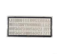 Large 6.4mm DIY Letter Stamp Kit 100pcs ABS(6.4mm)