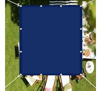 Large 6.5x8m Rectangular Garden Awning with 98% UV Block Wind Protection in Navy Blue Ideal for Backyard Deck Patio Balcony Includes Free Rope Kit