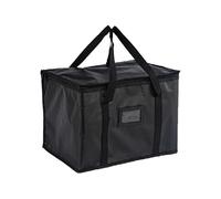 Large 70L Insulated Food Delivery Bag, Thermal Warm/Cold, Black
