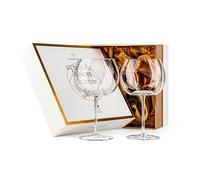 Large 730 ml Copa de Balon Cocktail Glasses | Set of 2 | Big Crystal Balloon Goblets for Gin and Tonic, Sangria, Aperol Spritz, Limoncello Spritz, Hugo | Elegant Long Stemmed Glassware