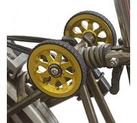 Large 82mm Wide Easy Wheels For BROMPTON in GOLD
