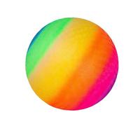 Large 85 Inch Rainbow Kickball Durable Rubber Handball for Indoor Outdoor Schoolyard Playground Team Games (Orange, 22X22CM)