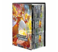 Large 9 Pockets 432 Cards Album Book Card Solitaire Game Xy Fire-breathing Dragon Wizard Card Collection_c