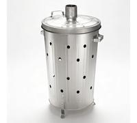 LARGE 90LTR INCINERATOR FIRE BIN GALVANISED GARDEN BURNING RUBBISH TRASH PAPER