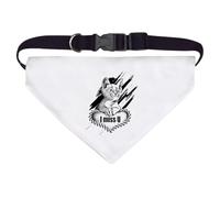 Large 'A Cat’s Lonely Heart' Dog/Cat/Pet Bandana (PD00063378)