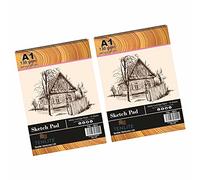 - Large A1 Drawing Pad, 15 Sheets of 130 GSM Paper, Spiral Bound Artist Sketch Pad Book, Durable Acid Free Sketch Paper, Beginners & Experts.
