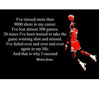 Large (A2 24inch x 16 inch)Inspirational Motivational Quote Sign Poster Print Picture(BASKETBALL MICHAEL JORDAN 2) SPORTS, BOXING, CYCLING, ATHLETICS, BODYBUILDING, TRIATHLON,BASKETBALL, FOOTBALL, RUGBY, SWIMMING, MARTIAL ARTS ETC ETC