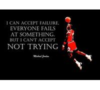 Large (A2 24inch x 16 inch)Inspirational Motivational Quote Sign Poster Print Picture(BASKETBALL MICHAEL JORDAN) SPORTS, BOXING, CYCLING, ATHLETICS, BODYBUILDING, TRIATHLON,BASKETBALL, FOOTBALL, RUGBY, SWIMMING, MARTIAL ARTS ETC ETC