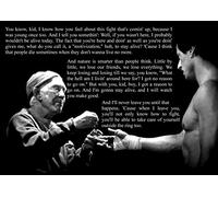 Large (A2 24inch x 16 inch) Life Inspirational Motivational Quote Sign Poster Print Picture (Rocky Angel ON Your Shoulder)