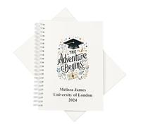 Large A4 Graduation Photo Album Scrapbook Adventure Begins (Personalised Book and Box)