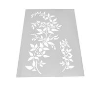 Large A4 Reusable Tree Vine Leaf Stencil, 8.3” x 11.6” Ivy Painting Template for Walls, Furniture, Canvas, and DIY Home Decor Art Projects