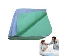 Large Absorbent Incontinence Bed Protector Reusable Washable Incontinence Pad Waterproof Bed Sheet Wetting Mats Protective Sheets for Mattress, Sofa & Chair for Children Elderly 50cm x 80cm