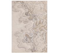 Large Abstract Cream Rug - 300 x 200 cm - Setas - Seville