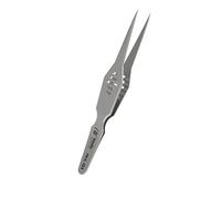 Large Accurate Pincers for Handling Small Parts Steel Construction Narrow End Mobile Device Repair Lab Various Applications Precise Electronics Repair Tweezers