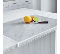 Large Acrylic Cutting Board 24" x 17" for Kitchen With Lip, Clear Non Slip Chopping Board, Countertop Protector