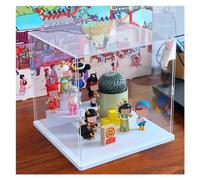 Large Acrylic Display Case 10 20 30 40 50 60 70 Cm Long, Stackable Clear Plastic Boxes for Collectibles Action Figure Car Models Helmet, Alternative Glass Case ( Color : White base , Size : 30x30x70cm