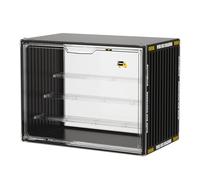 Large Acrylic Display Case Stand for Figures Unique Design 4 Tier Display Box for Collectibles Stackable Dustproof Clear Display Stand for Pop Mart Action Figures