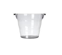 Large Acrylic Ice Bucket, Creative Soda & Ice Block Cooling Barrel, Commercial Beverage Chiller for Red Wine Champagne Beer(9.8l wave ice bucket)