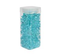Large Acrylic Stones In Square Jar 300Gr 2 Pack - Turquoise