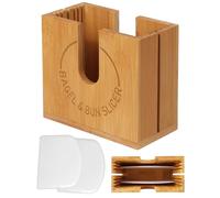 Large Adjustable Bagel Slicer Holder With Non-slip Pad for Small and Large Bagels, Buns, English Muffins