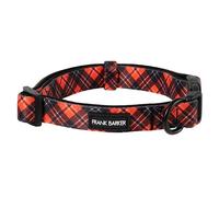 Large Adjustable Tartan Patterned Dog Collar, Splosh Frank Barker 1pcs Dog Collars - Polyester Dog Accessories, Durable & Light Weight, Matching Harness And Dog Lead Available.