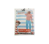 Large Adult's Where's Wally Costume - wheres costume wally mens fancy dress outfit book adult week licensed odlaw