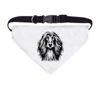 Large 'Afghan Hound' Dog/Cat/Pet Bandana (PD00057752)