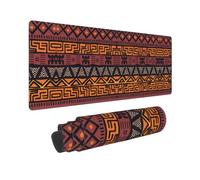 Large African Mud Cloth Tribal Print Mouse Pad Office Desk Mat Keyboard Pad for Gaming Office & Home, 30x80cm