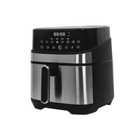 Large Air Fryer 7L Family Size 8 Cooking Presets Detachable Nonstick Drawer Digital Dishwasher Safe Timer Temperature Control for Oil Free & Low Fat Healthy Cooking 1800W HF-8900DT-S