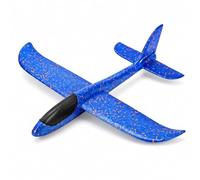 Large Airplane Toy - Foam Glider With double gliding Mode | Manual Throwing Plane For Kids Outdoor Game | Birthday Party Favors For Boys Girls Age 3+