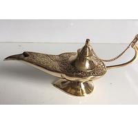 Large Aladin Genie Oil Lamps Brass Magic Lamp Aladdin Middle Eastern Chirag