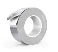Large Aluminium Foil Tape Waterproof Self Adhesive 45M Roll Heat Insulation Sheet Duct