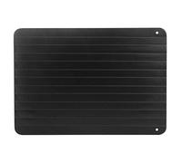 Large Aluminium Meat Thaw Plate, Kitchen Thaw Board Fast Defrosting Tray Thaw Frozen Food Meat Fruit Quick Plate(23x16.5x0.2cm)