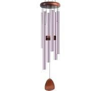 Large Aluminium Wind Chimes 37" Inches to Create a Zen Atmosphere Suitable for Outdoor, Garden, Patio Decoration. Classic Black Wind Chimes with Wind Catcher Suitable as A Gift for Unisex (Purple)