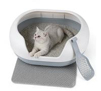 Large and High - Sided Cat Litter Box with Storage - The Ultimate Solution for Your Feline Friend