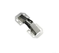 Large Angle Thick Door Hinge 180 Degree Heavy Duty No-Hole Design Pivot Butt Hinge for Garage and Interior Doors(A)