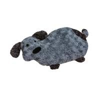 Large Animal Plush Toy, Super Soft Stuffed Animal Pillow, Fluffy Cuddle Toy, Decorative Cushion for Bedroom Sofa, for Kids, Boys, Girls (Grey)