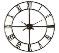 Large Antique Brass Large Skeleton Clock