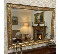 Large Antique Gold French Wall Mirror Framed Decorative Rococo Ornate Framed Opera Wall Mirror - Choice of Size - Fabulous Mirrors (71cm x 60cm)