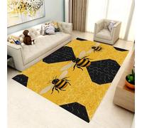 Large Area Rug 3D Animal Bee Printed Carpet For Living Room Bedroom Kitchen Bathroom Modern Home Decor Non-Slip Flannel Sofa Table Rug Kids Play Mat 40 X 60 Cm /6886218454496