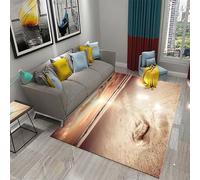 Large Area Rug 3D Desert Sunset Scenery Printed Carpet For Living Room Bedroom Kitchen Bathroom Modern Home Decor Non-Slip Flannel Sofa Table Rug Kids Play Mat 50 X 80 Cm -2783438979465