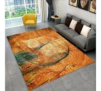 Large Area Rug,Yellow Gray Brown Wood Grain Retro Pattern Living Room Carpet,Bedroom Bedside Sofa Coffee Table Non-Slip Floor Mat,Bathroom Doormat,Teenager Room Play Mat (Pattern 5,140x200 cm)
