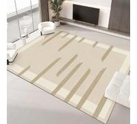 Large Area Rugs 59 x 70.86 Inch Rug for Living Room 150 x 180 cm Washable Rug for Indoor Decoration Bedroom Dining Room Carpets Modern Geometric Beige